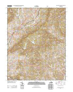 Stewartsville Virginia Historical topographic map, 1:24000 scale, 7.5 X 7.5 Minute, Year 2013