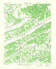 Stickleyville Virginia Historical topographic map, 1:24000 scale, 7.5 X 7.5 Minute, Year 1935