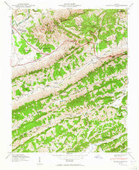 Stickleyville Virginia Historical topographic map, 1:24000 scale, 7.5 X 7.5 Minute, Year 1948