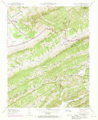 Stickleyville Virginia Historical topographic map, 1:24000 scale, 7.5 X 7.5 Minute, Year 1946