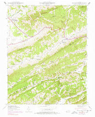 Stickleyville Virginia Historical topographic map, 1:24000 scale, 7.5 X 7.5 Minute, Year 1946