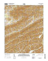 Stickleyville Virginia Current topographic map, 1:24000 scale, 7.5 X 7.5 Minute, Year 2016