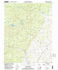 Stokesville Virginia Historical topographic map, 1:24000 scale, 7.5 X 7.5 Minute, Year 1999