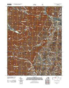 Stokesville Virginia Historical topographic map, 1:24000 scale, 7.5 X 7.5 Minute, Year 2011