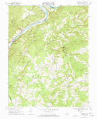 Stonewall Virginia Historical topographic map, 1:24000 scale, 7.5 X 7.5 Minute, Year 1968