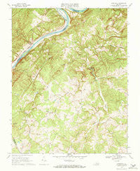 Stonewall Virginia Historical topographic map, 1:24000 scale, 7.5 X 7.5 Minute, Year 1968