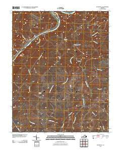 Stonewall Virginia Historical topographic map, 1:24000 scale, 7.5 X 7.5 Minute, Year 2010
