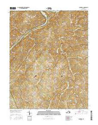 Stonewall Virginia Current topographic map, 1:24000 scale, 7.5 X 7.5 Minute, Year 2016