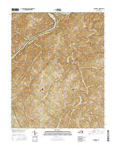 Stonewall Virginia Current topographic map, 1:24000 scale, 7.5 X 7.5 Minute, Year 2016
