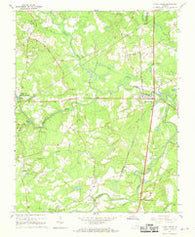 Stony Creek Virginia Historical topographic map, 1:24000 scale, 7.5 X 7.5 Minute, Year 1967