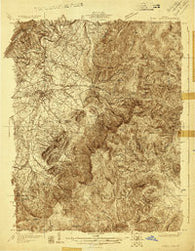 Stony Man Virginia Historical topographic map, 1:48000 scale, 15 X 15 Minute, Year 1929