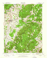 Stony Man Virginia Historical topographic map, 1:62500 scale, 15 X 15 Minute, Year 1929