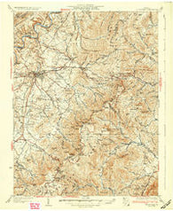 Stony Man Virginia Historical topographic map, 1:62500 scale, 15 X 15 Minute, Year 1933