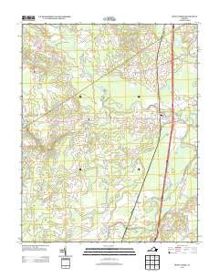 Stony Creek Virginia Historical topographic map, 1:24000 scale, 7.5 X 7.5 Minute, Year 2013