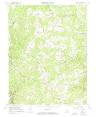 Storck Virginia Historical topographic map, 1:24000 scale, 7.5 X 7.5 Minute, Year 1966