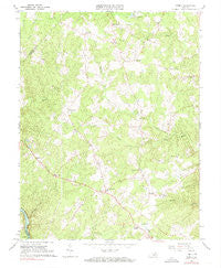 Storck Virginia Historical topographic map, 1:24000 scale, 7.5 X 7.5 Minute, Year 1966