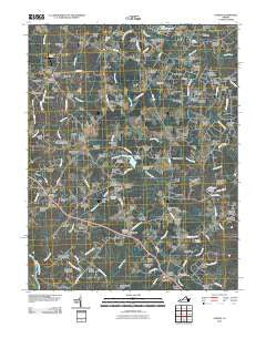 Storck Virginia Historical topographic map, 1:24000 scale, 7.5 X 7.5 Minute, Year 2010