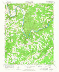 Straightstone Virginia Historical topographic map, 1:24000 scale, 7.5 X 7.5 Minute, Year 1966