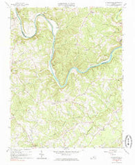 Straightstone Virginia Historical topographic map, 1:24000 scale, 7.5 X 7.5 Minute, Year 1966