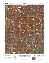 Straightstone Virginia Historical topographic map, 1:24000 scale, 7.5 X 7.5 Minute, Year 2010