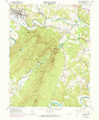 Strasburg Virginia Historical topographic map, 1:24000 scale, 7.5 X 7.5 Minute, Year 1966