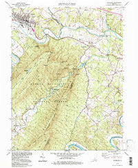 Strasburg Virginia Historical topographic map, 1:24000 scale, 7.5 X 7.5 Minute, Year 1994