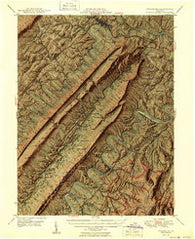 Strasburg Virginia Historical topographic map, 1:62500 scale, 15 X 15 Minute, Year 1950