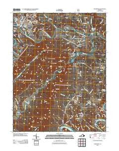 Strasburg Virginia Historical topographic map, 1:24000 scale, 7.5 X 7.5 Minute, Year 2011