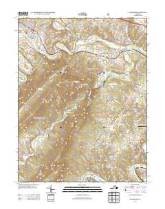 Strasburg Virginia Historical topographic map, 1:24000 scale, 7.5 X 7.5 Minute, Year 2013