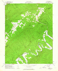 Strom Virginia Historical topographic map, 1:24000 scale, 7.5 X 7.5 Minute, Year 1962