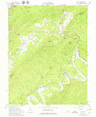 Strom Virginia Historical topographic map, 1:24000 scale, 7.5 X 7.5 Minute, Year 1962