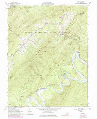 Strom Virginia Historical topographic map, 1:24000 scale, 7.5 X 7.5 Minute, Year 1962