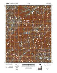 Stuart Virginia Historical topographic map, 1:24000 scale, 7.5 X 7.5 Minute, Year 2010