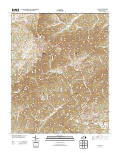 Stuart Virginia Historical topographic map, 1:24000 scale, 7.5 X 7.5 Minute, Year 2013