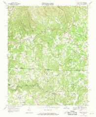Stuart SE Virginia Historical topographic map, 1:24000 scale, 7.5 X 7.5 Minute, Year 1968