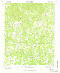 Stuart SE Virginia Historical topographic map, 1:24000 scale, 7.5 X 7.5 Minute, Year 1968