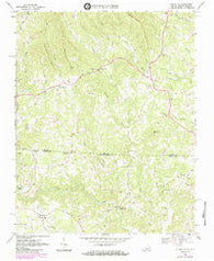 Stuart SE Virginia Historical topographic map, 1:24000 scale, 7.5 X 7.5 Minute, Year 1968