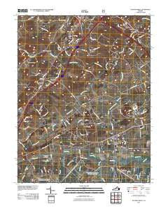 Stuarts Draft Virginia Historical topographic map, 1:24000 scale, 7.5 X 7.5 Minute, Year 2011