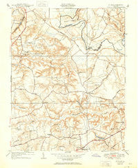 Studley Virginia Historical topographic map, 1:24000 scale, 7.5 X 7.5 Minute, Year 1951