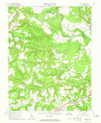 Studley Virginia Historical topographic map, 1:24000 scale, 7.5 X 7.5 Minute, Year 1964