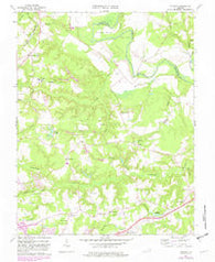 Studley Virginia Historical topographic map, 1:24000 scale, 7.5 X 7.5 Minute, Year 1964