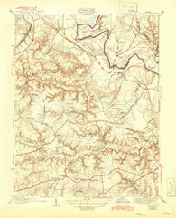 Studley Virginia Historical topographic map, 1:31680 scale, 7.5 X 7.5 Minute, Year 1938