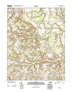 Studley Virginia Historical topographic map, 1:24000 scale, 7.5 X 7.5 Minute, Year 2013