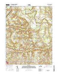 Studley Virginia Current topographic map, 1:24000 scale, 7.5 X 7.5 Minute, Year 2016
