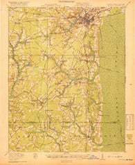 Suffolk Virginia Historical topographic map, 1:62500 scale, 15 X 15 Minute, Year 1919