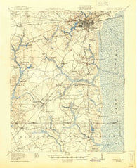 Suffolk Virginia Historical topographic map, 1:62500 scale, 15 X 15 Minute, Year 1919