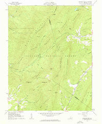 Sugarloaf Mtn Virginia Historical topographic map, 1:24000 scale, 7.5 X 7.5 Minute, Year 1962