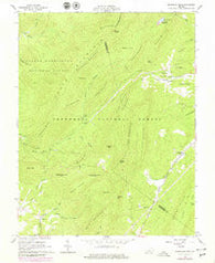 Sugarloaf Mtn Virginia Historical topographic map, 1:24000 scale, 7.5 X 7.5 Minute, Year 1962