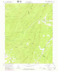 Sugarloaf Mtn Virginia Historical topographic map, 1:24000 scale, 7.5 X 7.5 Minute, Year 1962