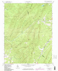 Sugarloaf Mtn Virginia Historical topographic map, 1:24000 scale, 7.5 X 7.5 Minute, Year 1962